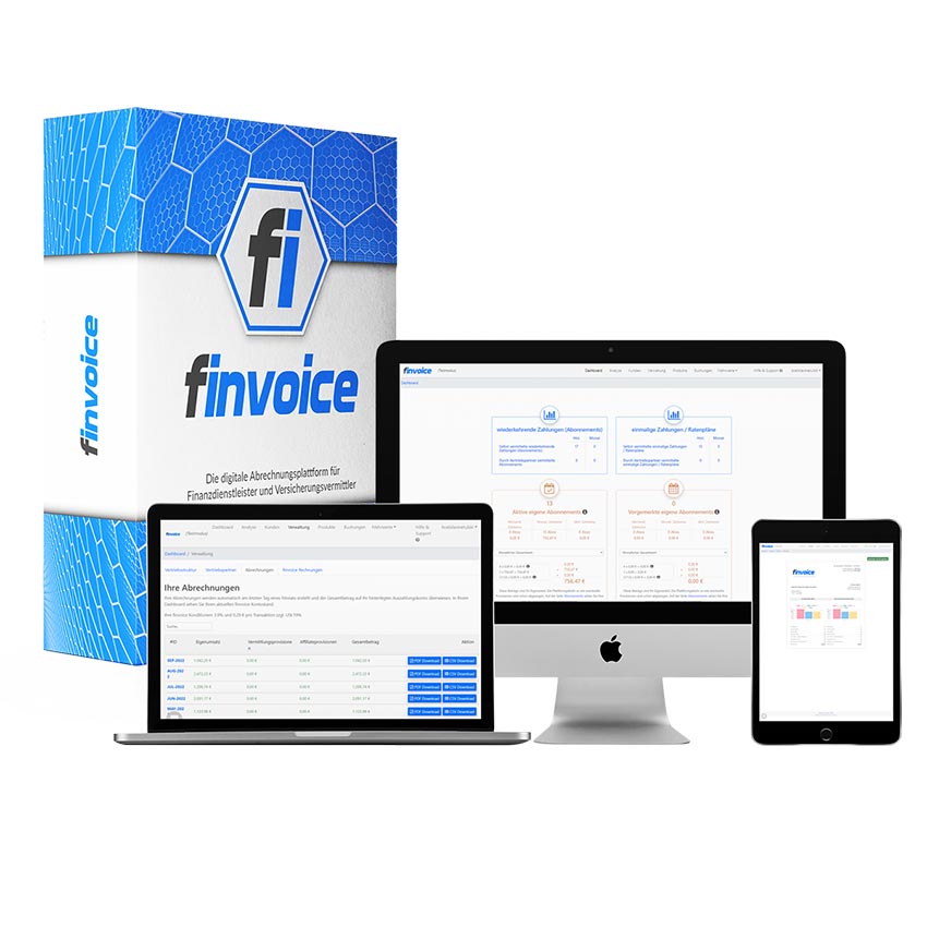 finvoice - Akademie Mockup 02 Plattform